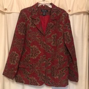Women’s floral blazer WORN ONCE !! 😁